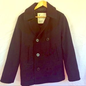Black American Eagle AEO Peacoat extra Small XS